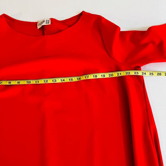 Club L London Coral High Low Tunic Top Size 24 - Picture 4 of 6